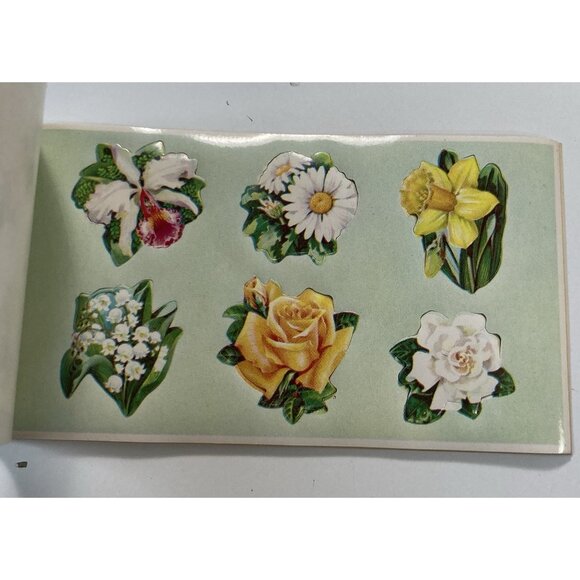 5 Vintage Eureka Seals Fruit Flower Butterfly Paper Magic Stamp 6 Designs Ea USA - Picture 5 of 11